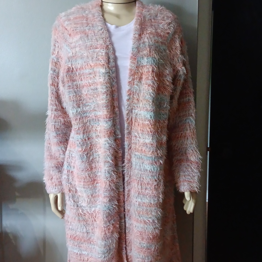 Candies XXL Duster Sweater side slits - Picture 3 of 8